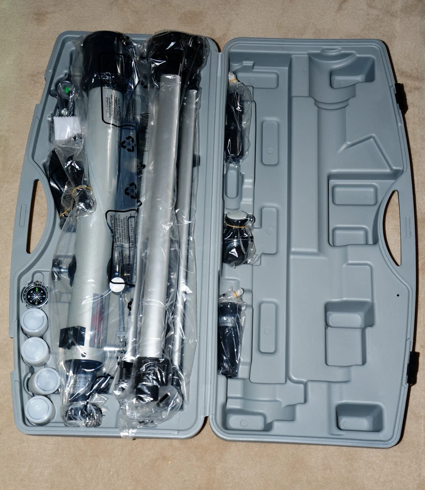 Teleskop, im Hartschalenkoffer, Vergrösserung 35x-262x, NEUWERTIG - Bild 4 von 4