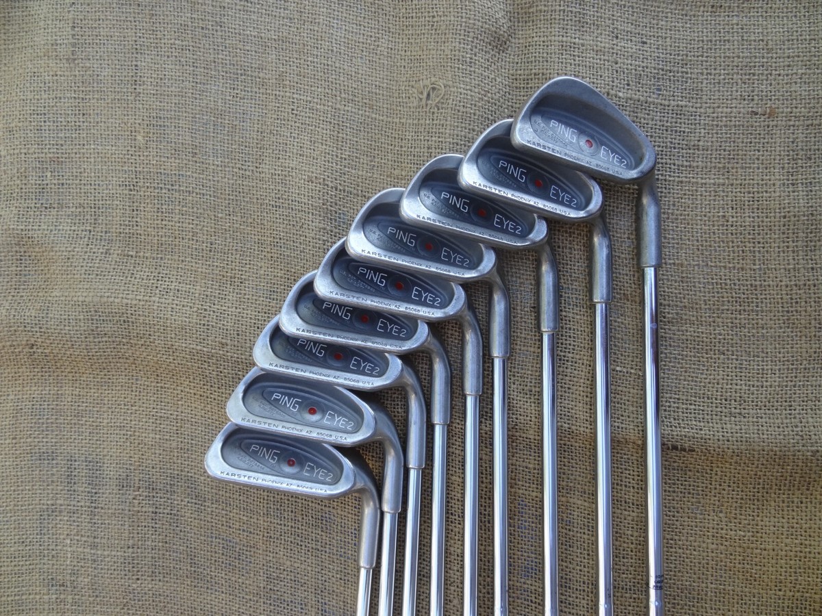 Ping Eye2 Red Dot 2-W Iron Set ⛳ ZZ Lite Steel ⛳ Matching #'s | eBay