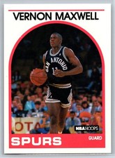 1989-90 NBA Hoops Vernon Maxwell Rookie San Antonio Spurs RC #271