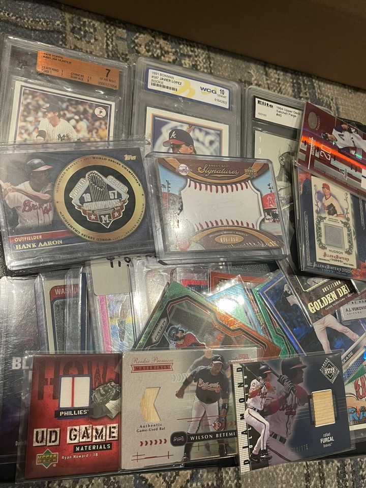 Baseball Relic Auto Lot! Psa Slabs! #’d! Chrome! Color! Rookies 1000 ...
