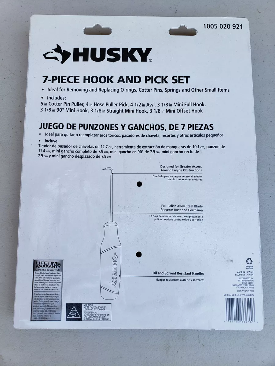 Husky Hook and Pick Set (7-Piece) H7PCHOOKPICK - The Home Depot