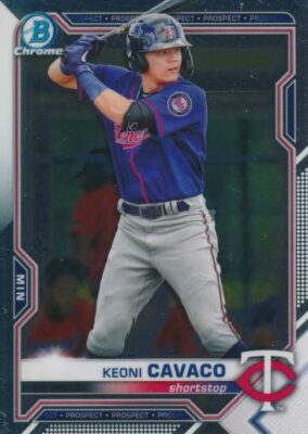 2021 Bowman CHROME PROSPECTS #73 KEONI CAVACO - Minnesota Twins