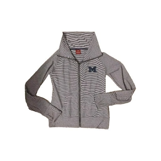 Coliseo Michigan Sudadera Chaqueta Cremallera Bolsillos Frontales Mangas Largas Logo Mediana Foto 2 de 4