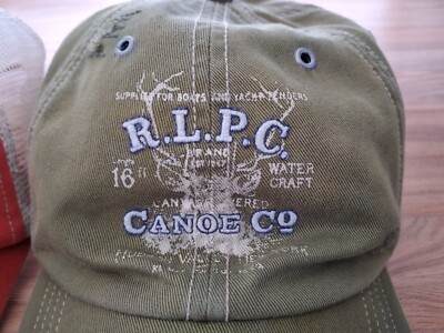 Lot 2 POLO SPORTSMAN Hats RALPH LAUREN Fishing Hunting Hat