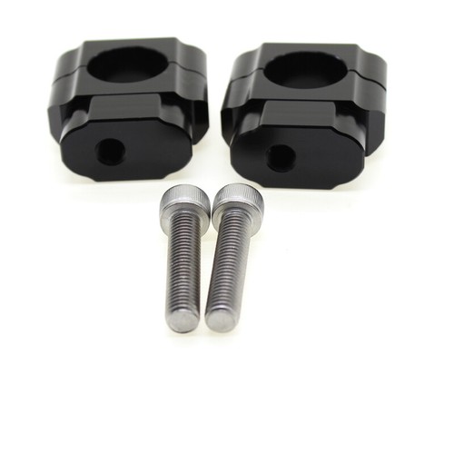 Universal 1 1/8" 28mm CNC Hand Bar Handlebar Fat Bar Mount Clamp Riser Adaptor - Picture 4 of 6