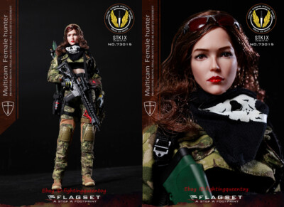 FLAGSET 1/6 FS-73015 Multicam Female Hunter Battle Angel Angela