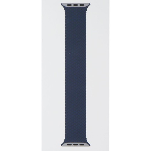 Apple 45mm Braided Solo Loop for Apple Watch 49/46/45/44mm - Abyss Blue/Size 11 - Photo 3 sur 3