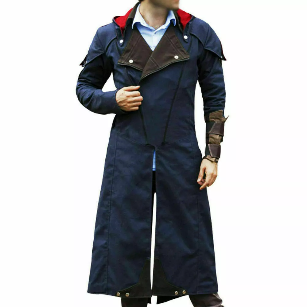 Unity Creed Arno Dorian Men s Assassin s Denim Cloak Cosplay Costume Hoodie Coat
