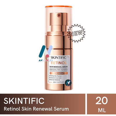 SKINTIFIC Retinol Skin Renewal Serum Acne Pore Anti-Aging Fine Line Wrinkle 20ml
