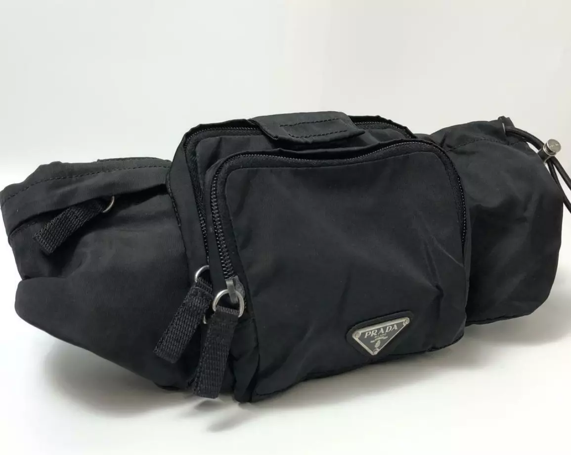 PRADA Waist Bag Black 2VL132 Nylon– GALLERY RARE Global Online Store