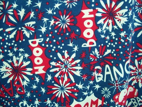 LULAROE~4th of July Firecrackers Hi-Low Tunic Shirt~Girl's size 12~Bang Boom Pop - Picture 2 of 3