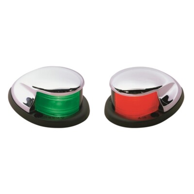 PERKO 0228DP0CHR Side Lights Horiz. Mnt 1Pr/Cd