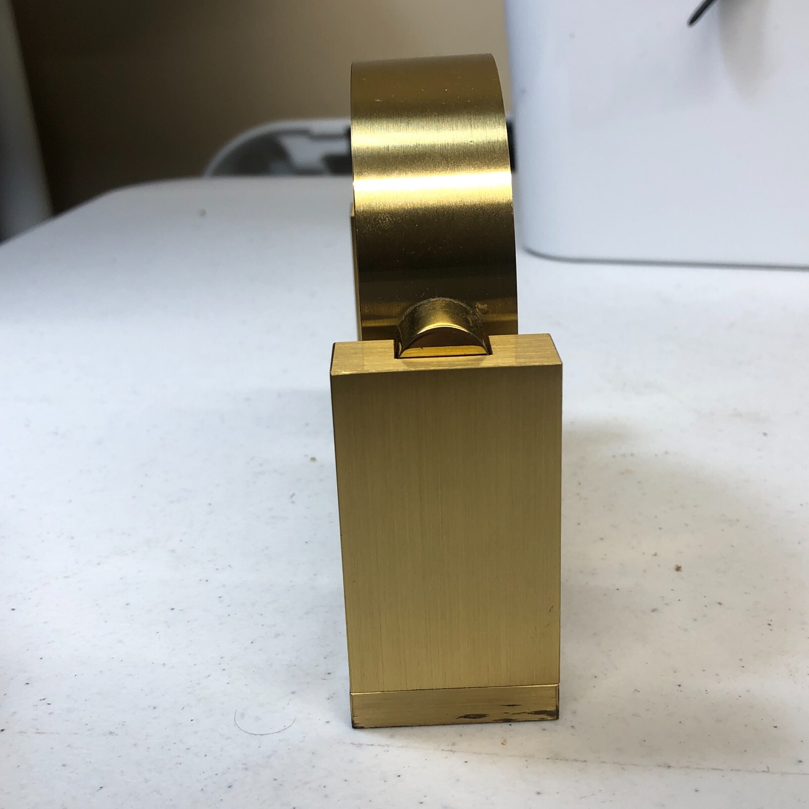 Tiffany & Co. Brass Desk Clock Quartz Roman Numerals Repair/Parts eBay