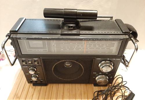Vintage Rhapsody AM CB SW1 SW2 FM TV1 TV2 AIR WB PB MULTIBAND RECEIVER RY-610 - Zdjęcie 2 z 13