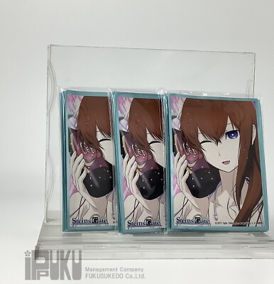 steins gate card sleeves Movic Card sleeves STEINS GATE Kurisu Makise