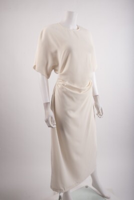 fitted lace wedding dress Mercedes Gown - STRAPLESS DRAPED FITTED GOWN