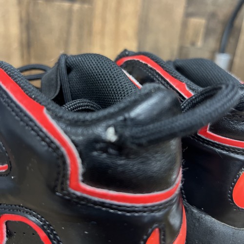Taglia 8 - Nike Air More Uptempo Electric Nero Rosso Scarpe Uomo Sneakers - Foto 13 di 19