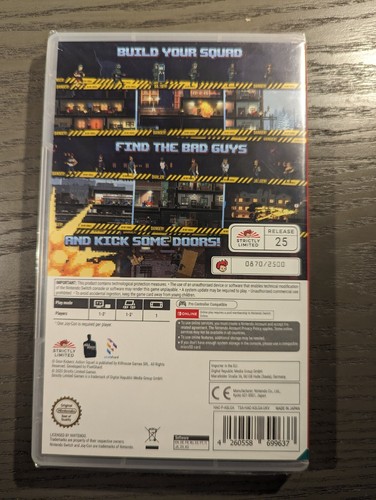 Door Kickers Action Squad (Switch) - Strictly Limited - NEW SEALED - Picture 2 of 4