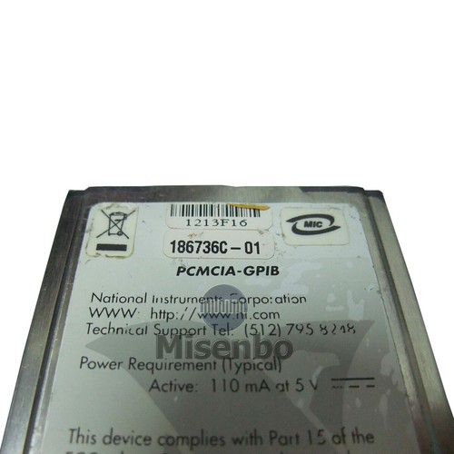 National Instruments NI 186736C-01 PCMCIA-GPIB Card without Cable - Foto 3 di 4