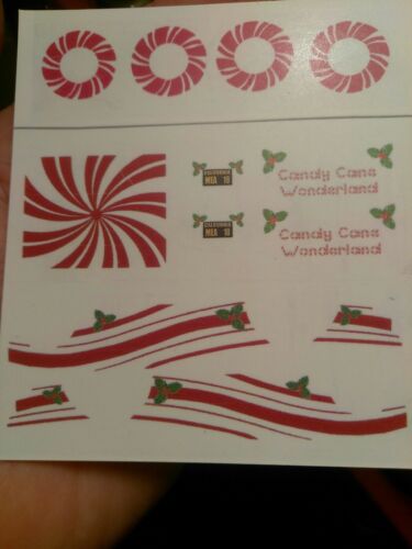 Chevy Bel Air Gasser MEA CANDY WONDERLAND CLEAR! WATER SLIDE DECALS - Picture 3 of 3