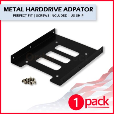 2.5'' SSD HDD to 3.5'' Mounting Adapter Bracket Tray Dock for PC SSD Holder ATX
