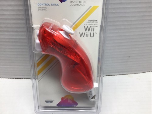 NEW Rock Candy Storming Cherry Clear Red Wii & Wii U Nunchuck Controller - Picture 2 of 4