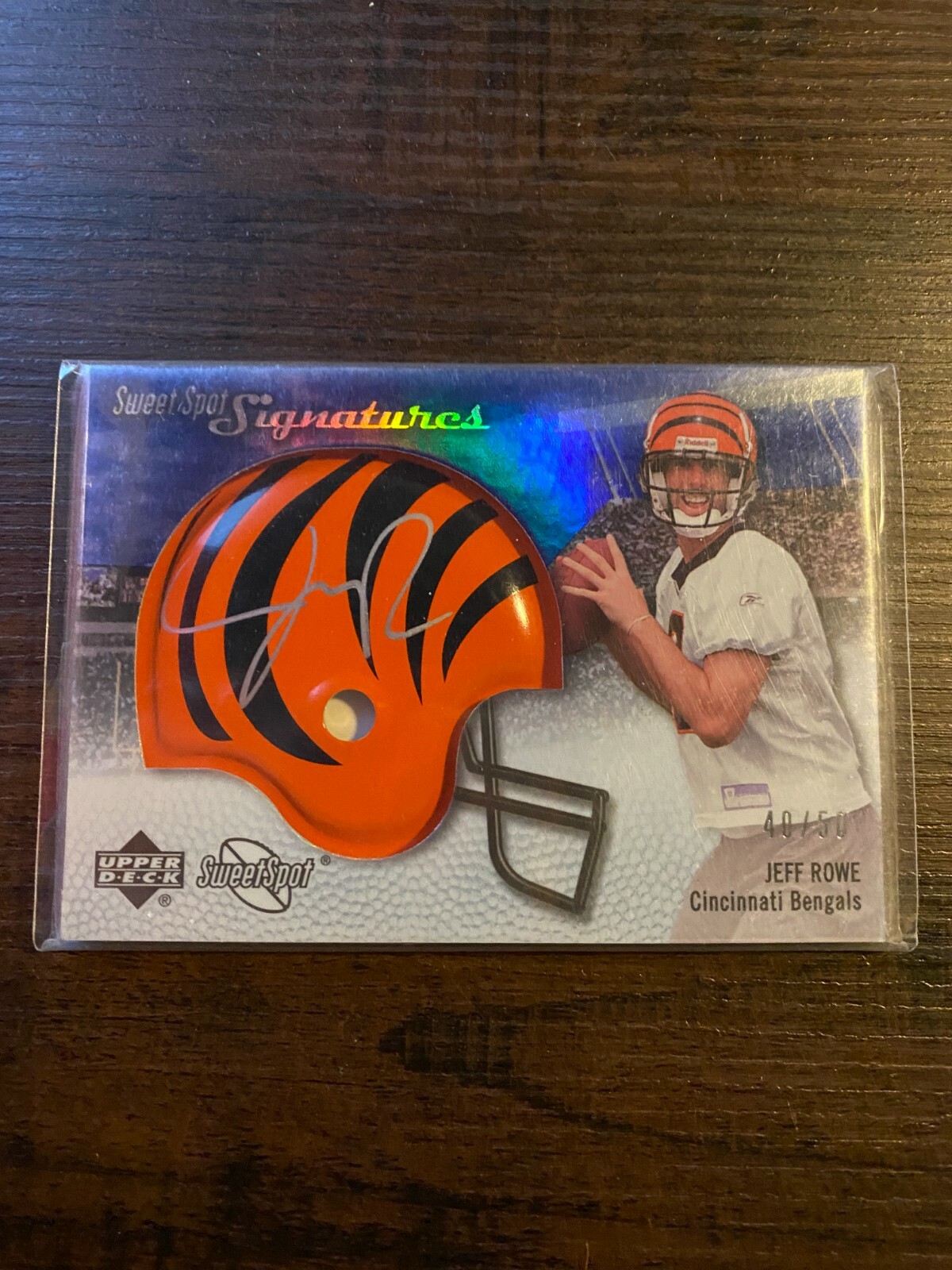 FILA A77.163 2007 Sweet Spot Signatures Silver 50 #RO Jeff Rowe Auto 50