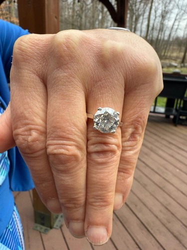 Valued at $8700 - 4.53ct IGI-Certified Lab-Grown Diamond Solitaire Ring – G/VS2