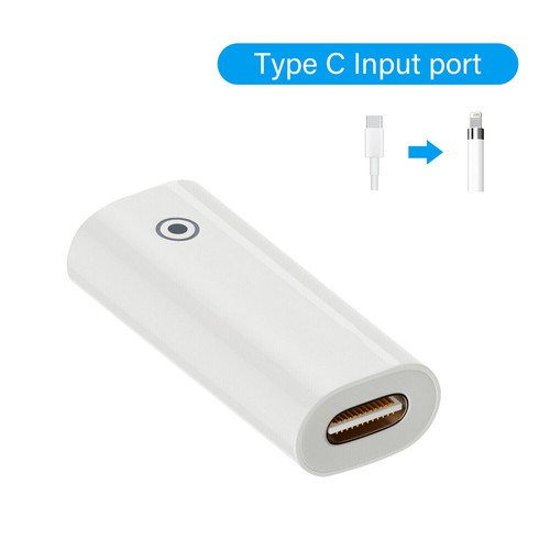 Apple Pencil Charger Adapter Charging Cable Connector USB C/8 Pin to iPhone A - Picture 10 of 10