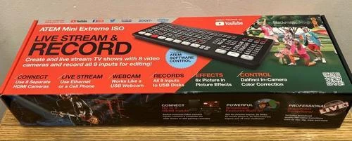 Blackmagic Design ATEM Mini Extreme ISO Near Mint w/box