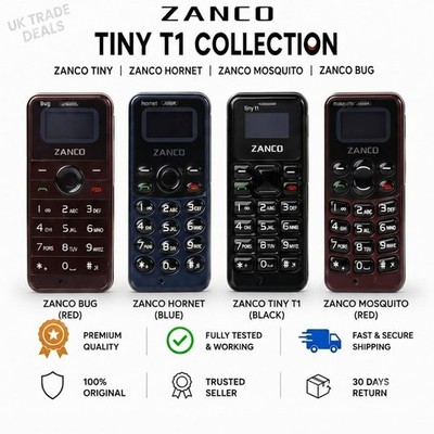 ZANCO TINYT1 POP SmallPhone Smartest Mobile T1 Collection VoiceChanger entsperrt