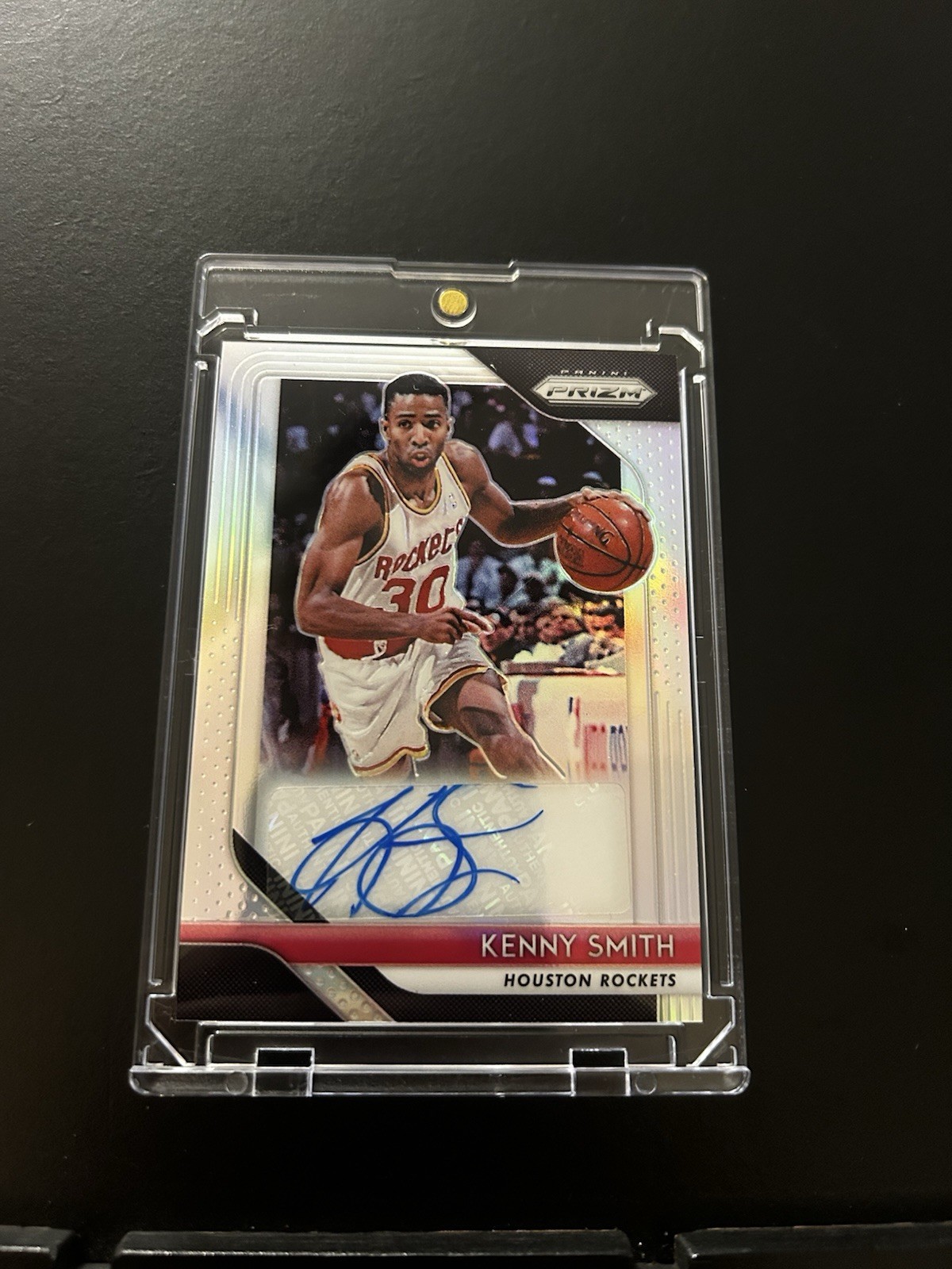 Kenny Smith 2018-19 Panini Prizm Signatures Silver Prizm #S-KSM - Auto