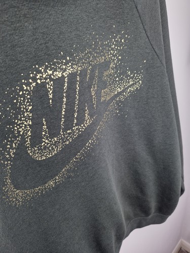 Nike Womens Full Zip Hoodie Size L Green Fleece Lined Casual Streetwear - Bild 13 von 13