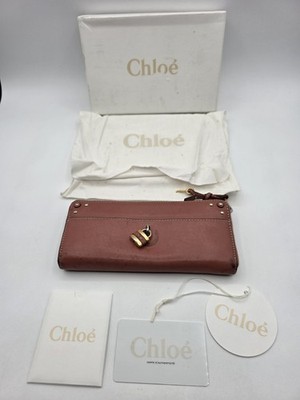 Chloé Paddington Zippy Leather Wallet With Original Box & Tags Read Description