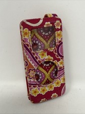 Vera Bradley Tune Clip Case MP3/iPod Player Holder Pink Floral Fabic w Belt Clip