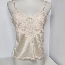 Vintage Body Lites For J.C. Penney Camisole Tank Top Lacey Details Size 32