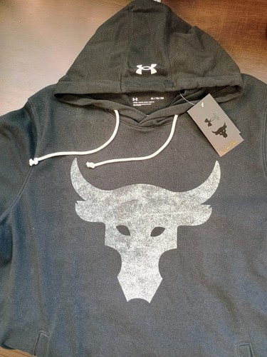 Dwayne Johnson Under Armour Project Rock Terry Heavy Duty Hoodie 