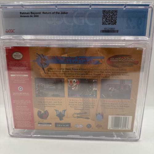 Nintendo 64 Batman Beyond Return Of The Joker CGC 9.2 - Imagen 3 de 4