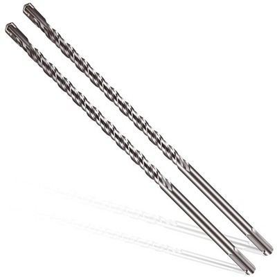 1/2x12 SDS-Plus Rotary Hammer Drill Bit, Carbide Tip 4-Cutter for Brick,Stone...