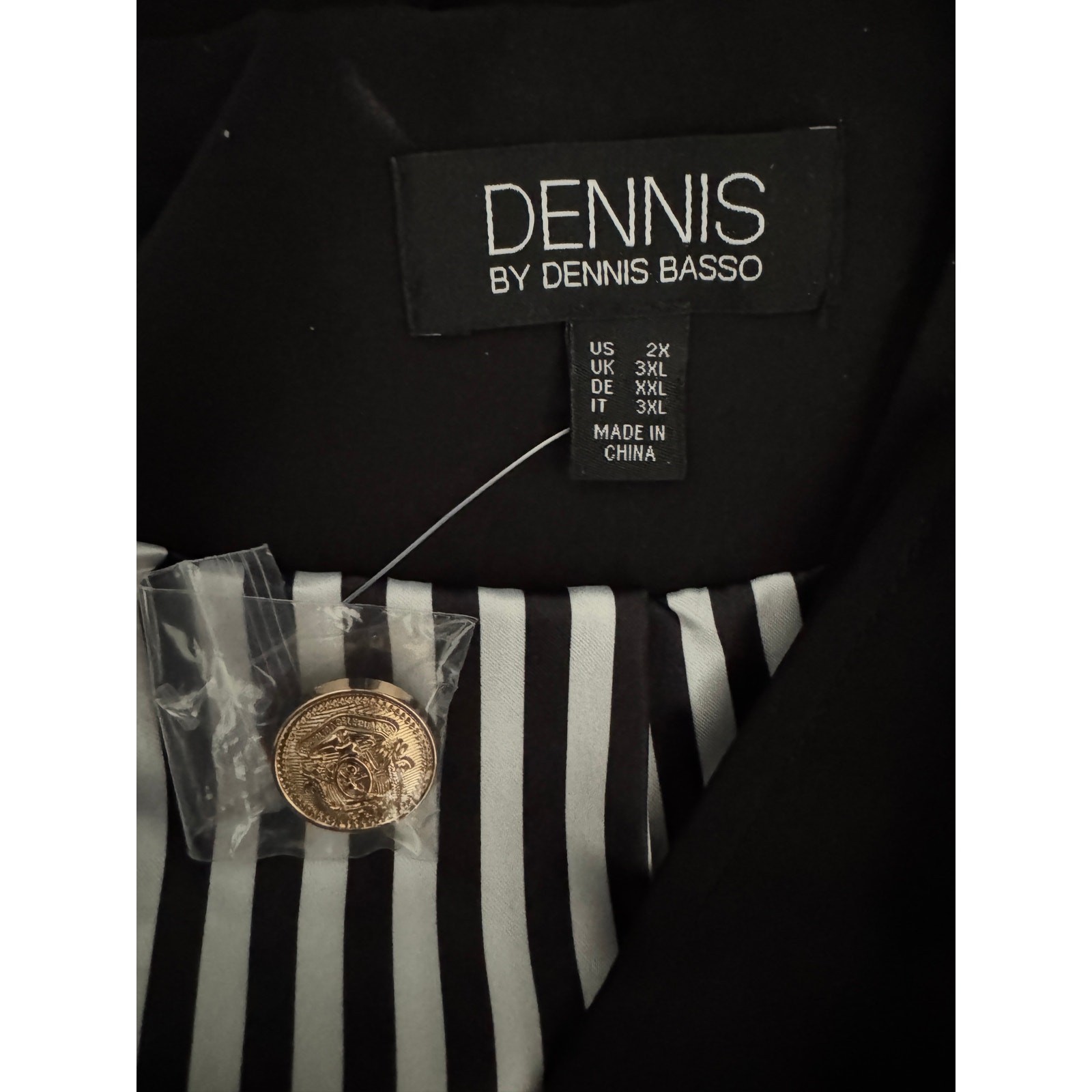 Dennis Basso Regular Water Resistant Trench Coat with Hood Black 2X Winter