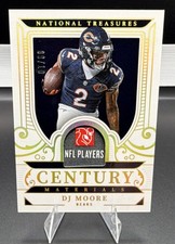 Panini National Treasures DJ Moore /50 | LAUNDRY TAG Bears #CM-DJM