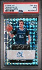 2024 Panini Mosaic Rookie Scripts #RSCAM Cam Spencer PSA 9