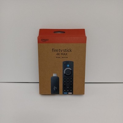 New Amazon Fire TV Stick 4K MAX Ultra HD HDR Streaming Media Player Wi-Fi 6E 16G