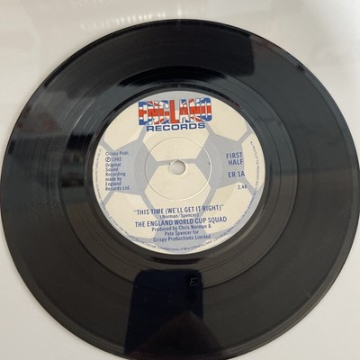 England World Cup Squad This Time 1982 World Cup Football VG+ 7'' vinyl FREEPOST