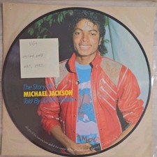 Michael Jackson The Story Of Vinyl Record Picture Disc VG+ PD-83002 1983