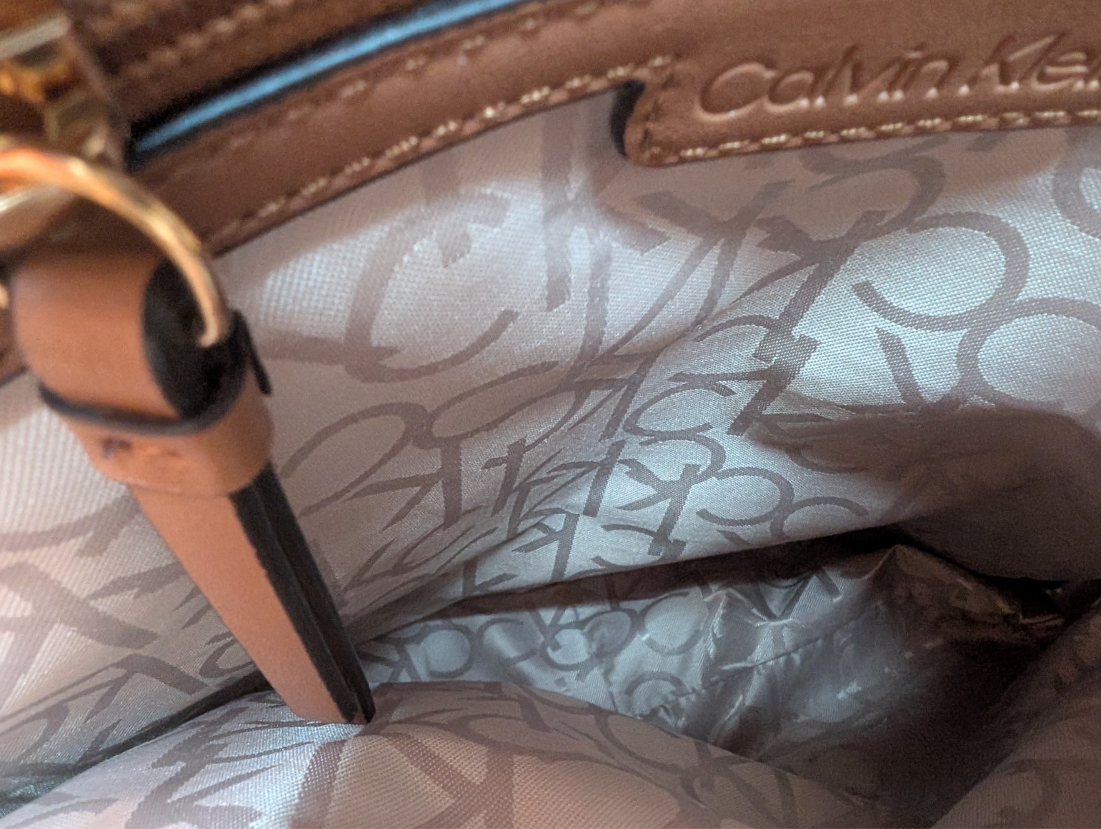 Calvin Klein Backpack Brown Monogram - image 5