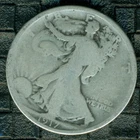 1917 USA Silver Walking Liberty Half Dollar  R86