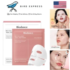 -Collagen Hydrating Overnight Face Mask Sheet Pore Minimizer Firming Plumping