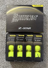Srixon Z-Star Tour 9 Yellow Premium Golf Balls One Dozen Brand New 