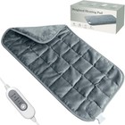 Weighted Heating Pad for Back Pain Period Cramps Moist Heat Pad 5 Levels 12x24 — photo 1